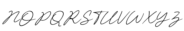 Mosteen-Italic Font UPPERCASE