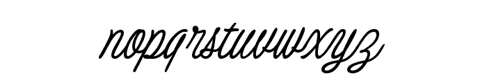 Mostergalle-Regular Font LOWERCASE