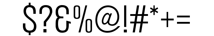 Mostin-Light Font OTHER CHARS