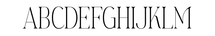 Mostlight Font UPPERCASE