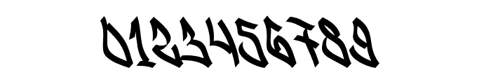 Mostwisc-Slant Font OTHER CHARS