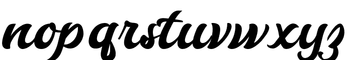 Mostyle-Regular Font LOWERCASE