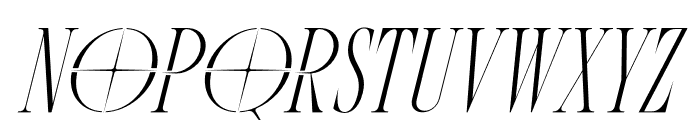 Motague Italic Font LOWERCASE