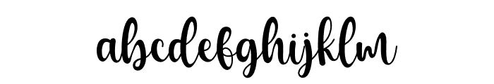 Motegha Font LOWERCASE