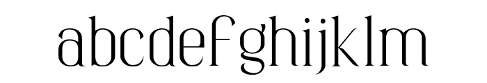 Motena Serif Font LOWERCASE