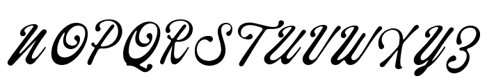 Motesta Script Font UPPERCASE