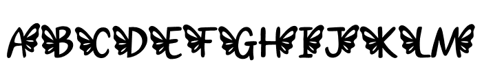 Moth Font UPPERCASE