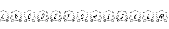 MothHalloweenMonogram-Regular Font UPPERCASE