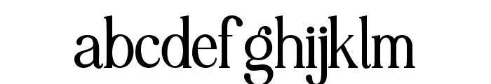 Motheer-Regular Font LOWERCASE