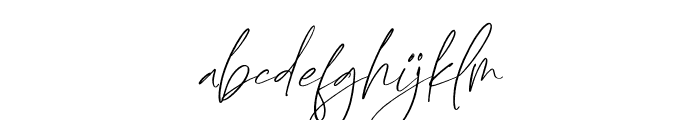 Mothell Italic Font LOWERCASE