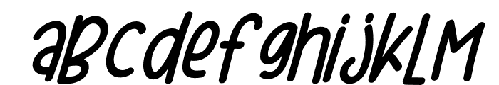 Mother Bear Italic Font LOWERCASE