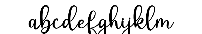 Mother Father Script Regular Font LOWERCASE