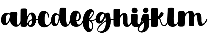 Mother Glow Font LOWERCASE