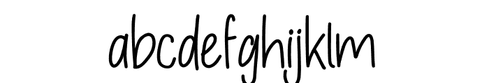 Mother Note Font LOWERCASE