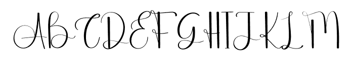 Mother Signature Font UPPERCASE