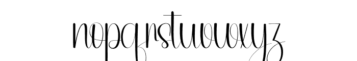Mother Signature Font LOWERCASE