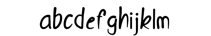 MotherKitchen-Regular Font LOWERCASE