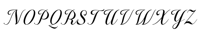 Motheresto-Italic Font UPPERCASE