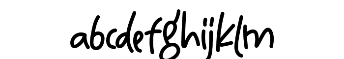 Motherhand Font LOWERCASE