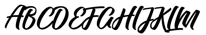 MothicaSty1 Font UPPERCASE