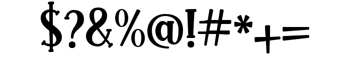 Motteka-Regular Font OTHER CHARS