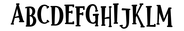 Motteka-Regular Font UPPERCASE