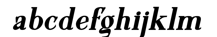 Motzeda Bold Italic Font LOWERCASE