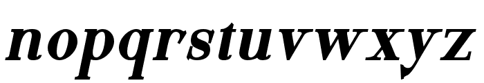 Motzeda Bold Italic Font LOWERCASE