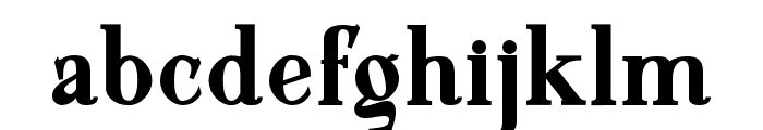 Motzeda Bold Font LOWERCASE