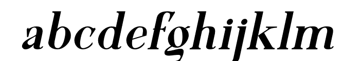 Motzeda Italic Font LOWERCASE