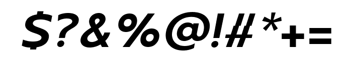 Moula Semi Bold Italic Font OTHER CHARS