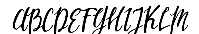 Mouley-Italic Font UPPERCASE
