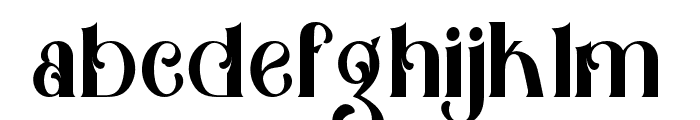 Moullete-Regular Font LOWERCASE