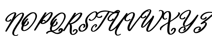 Mountain Brilliant Italic Font UPPERCASE