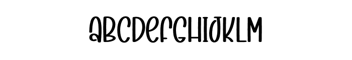 Mountain Christmas Font LOWERCASE