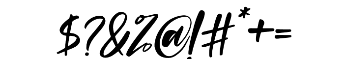 Mountain Italic Font OTHER CHARS