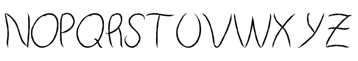 MountainRiver-Regular Font UPPERCASE