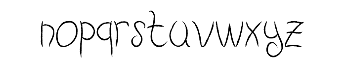 MountainRiver-Regular Font LOWERCASE
