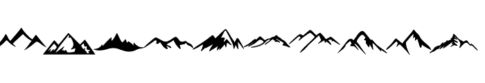 Mountains Bundle Font OTHER CHARS