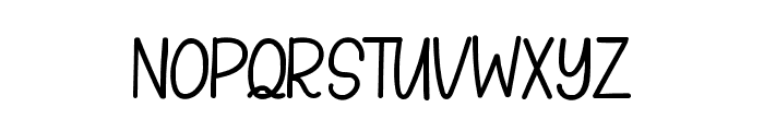 Mountesori Font UPPERCASE