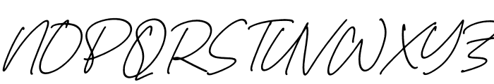 Mountey Kalinas Italic Font UPPERCASE