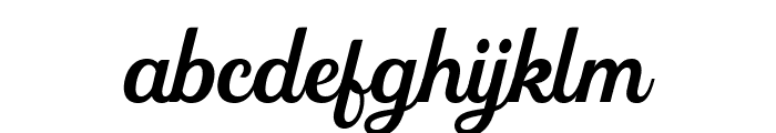 Mounthy Script Regular Font LOWERCASE