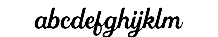 MounthyScript-Regular Font LOWERCASE