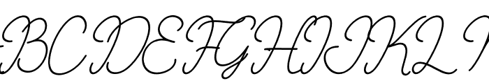 Mountline Italic Font UPPERCASE