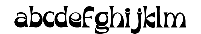 Mourghan-Regular Font LOWERCASE