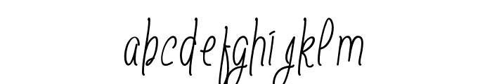 Mouribele Regular Font LOWERCASE