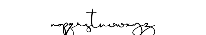 Mourning Font LOWERCASE