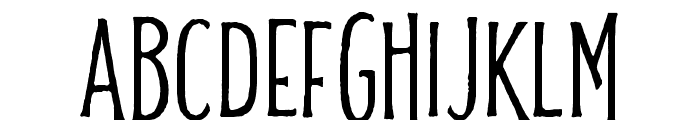 Mousemoon Rough Regular Font UPPERCASE