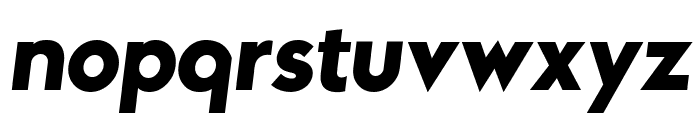 Mouser Bold Italic Font LOWERCASE