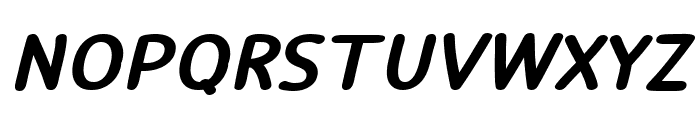 Mousseline Pro Bold Italic Font UPPERCASE